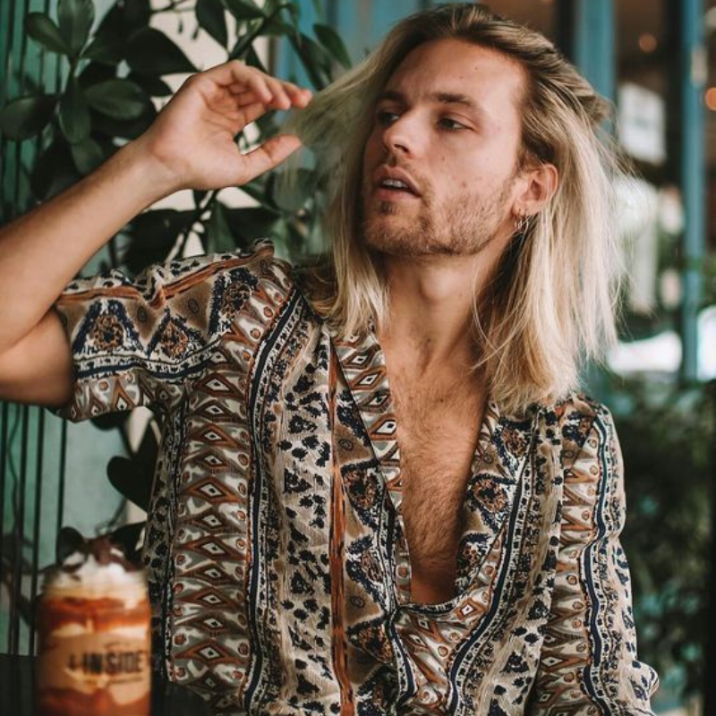 Chemise homme discount hippie