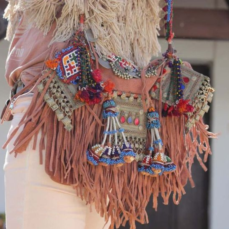Sac a sales main hippie chic