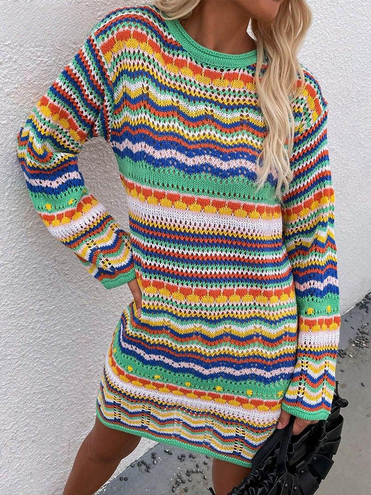 Hippie trui jurk