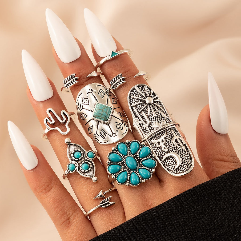 Bague Argent Femme Hippie