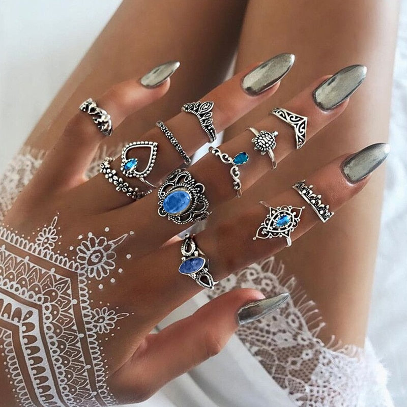 Bague Argent Hippie