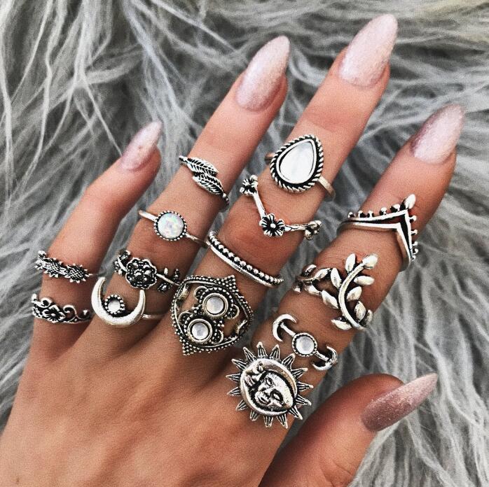 Ring im Hippie-Stil