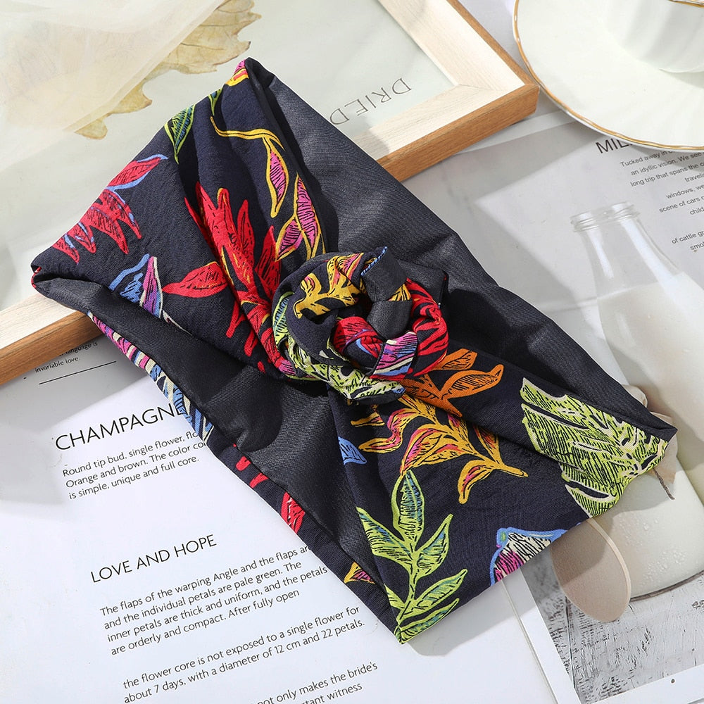 Hippie-Stirnband mit Blume