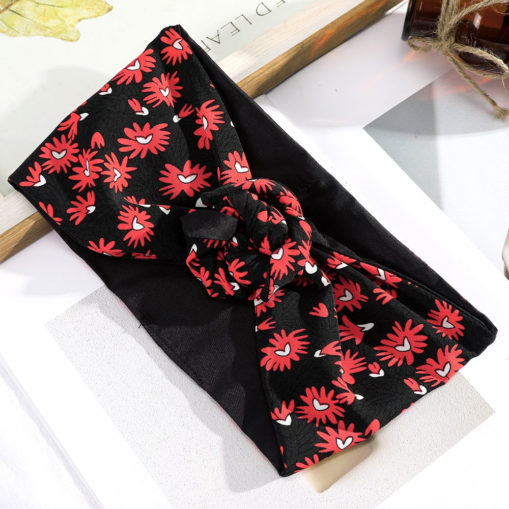 Hippie-Stirnband mit Blume
