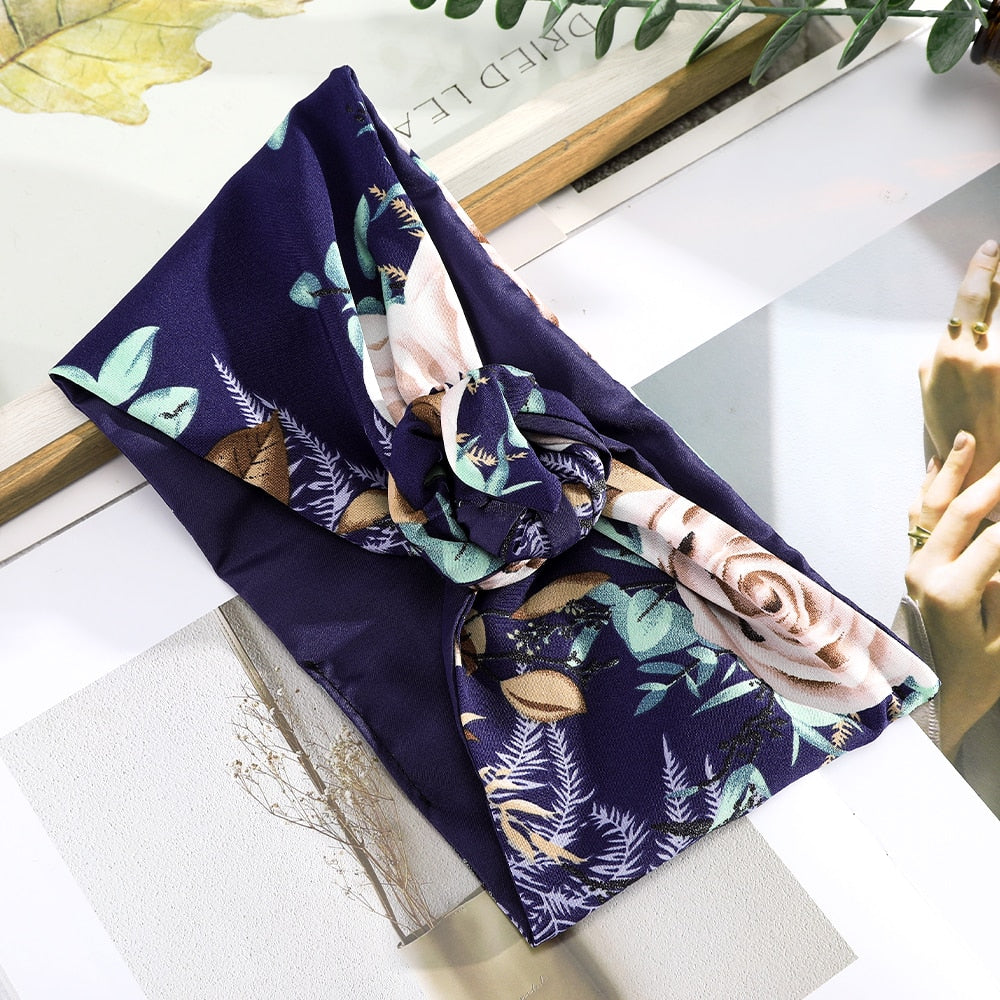 Bandeau Cheveux Hippie avec Fleur