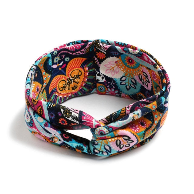 Hoofdband in hippiestijl