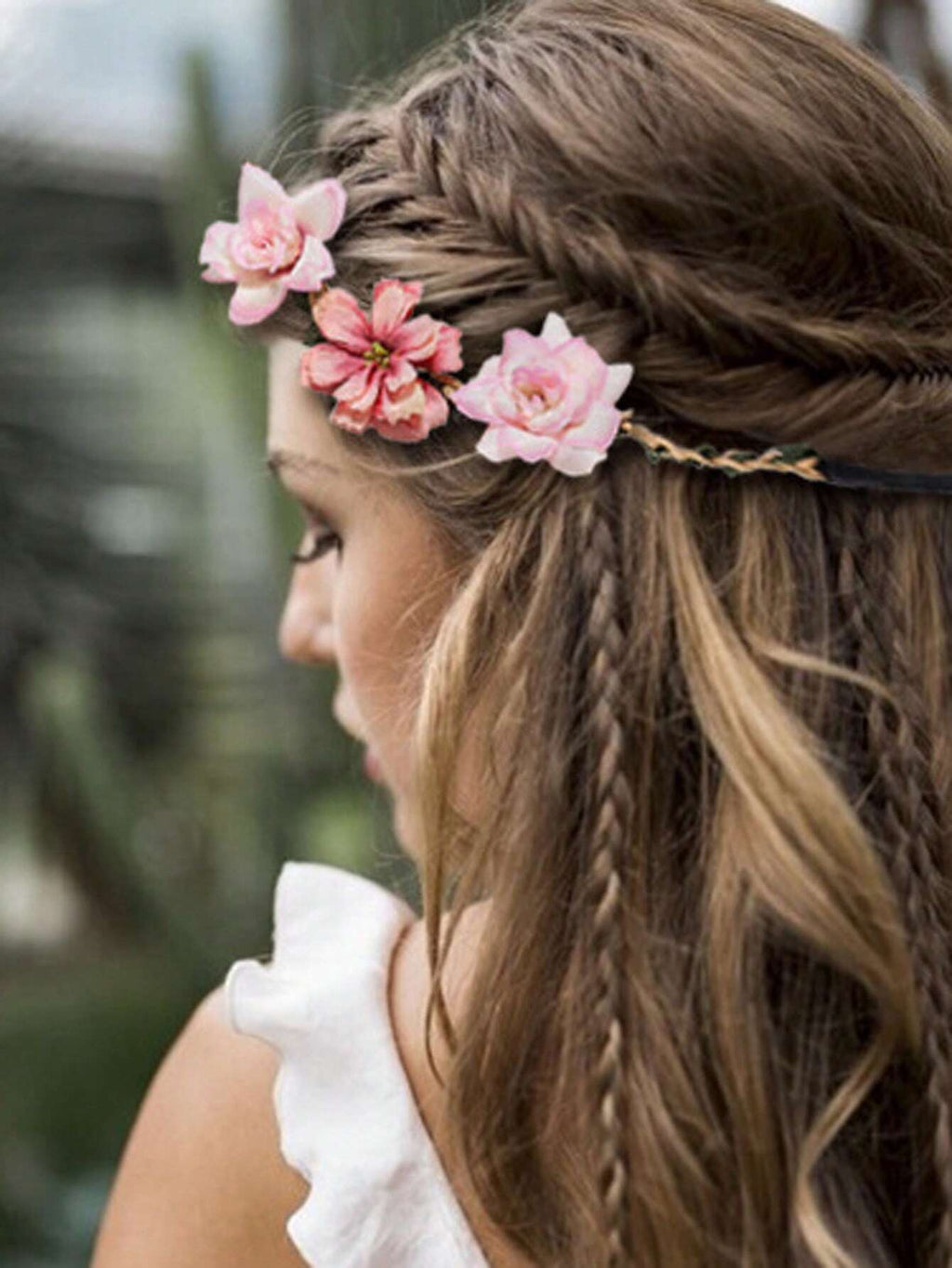 Hippie-Blumen-Stirnband