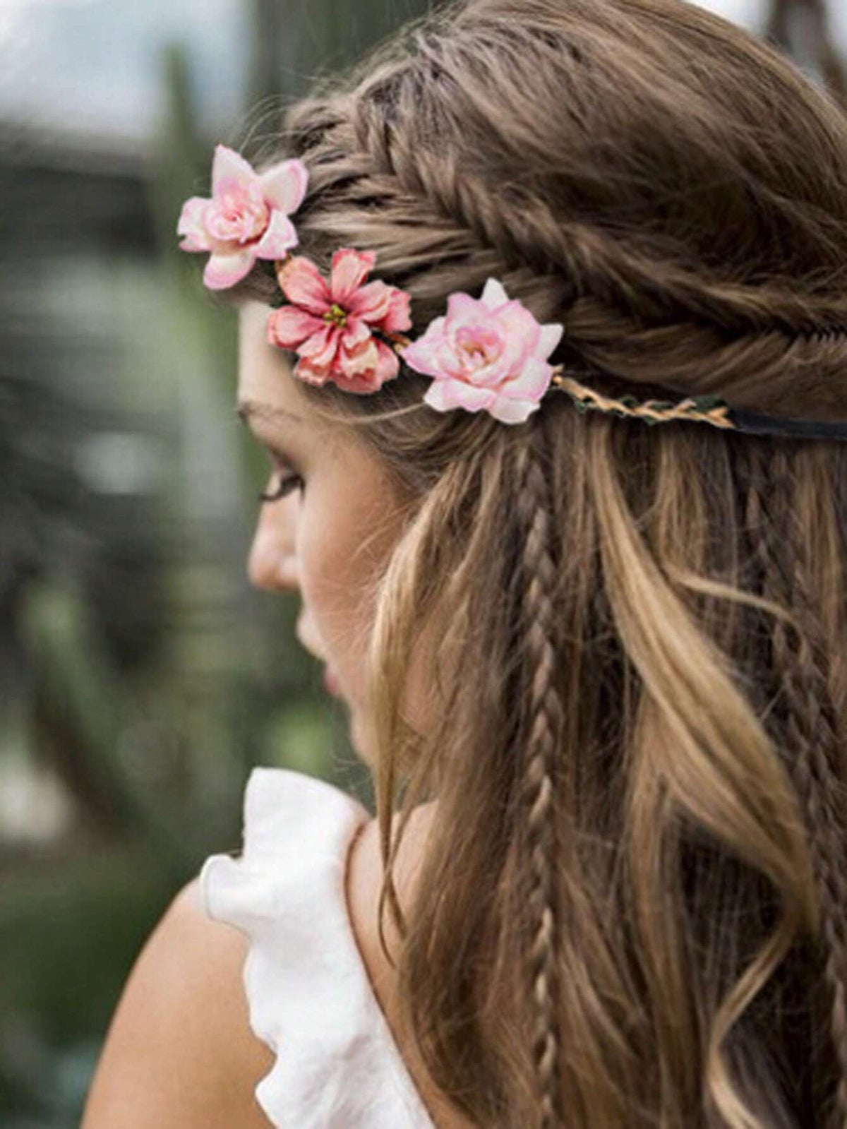 Hippie-Blumen-Stirnband