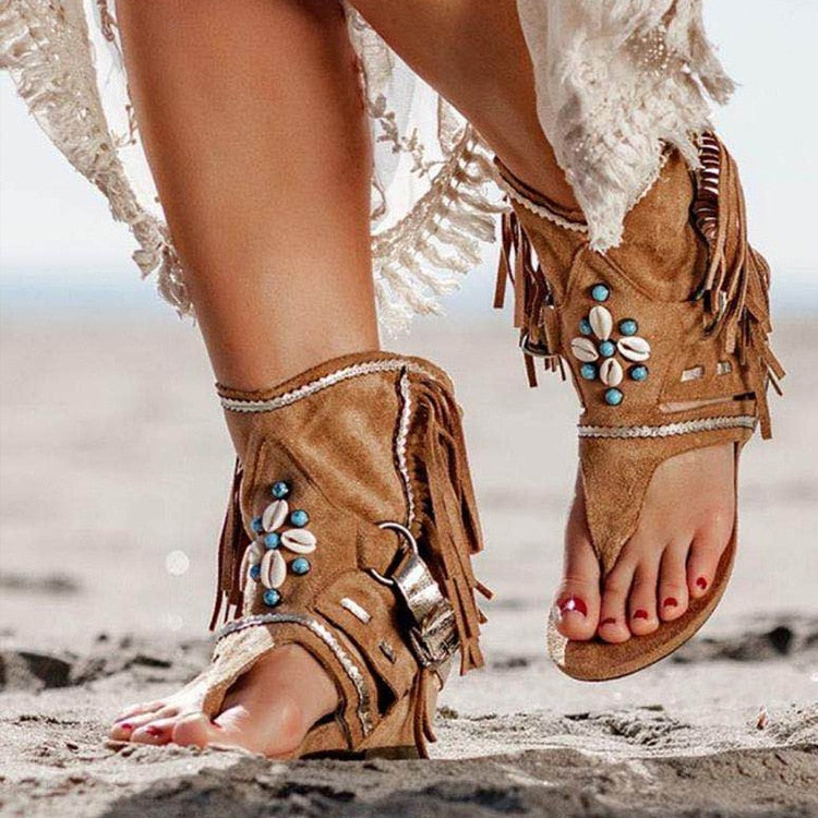 Sandales hippie femme on sale