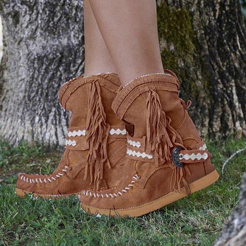 Bottines Bohème Hippie