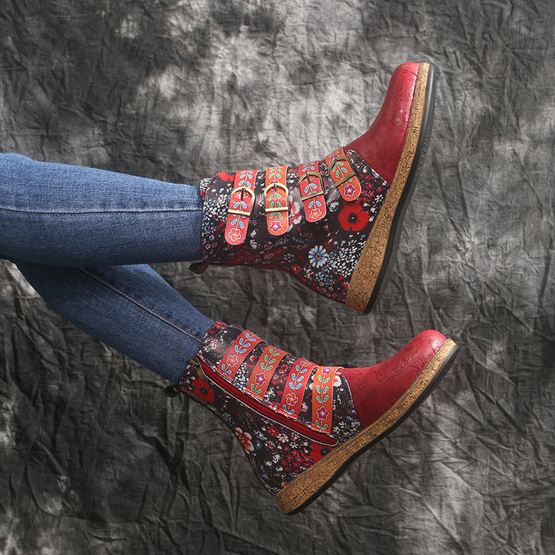 Rockige Hippie-Stiefel