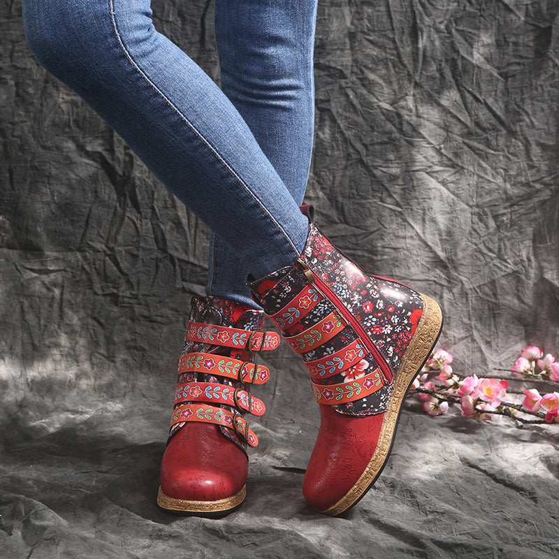Rockige Hippie-Stiefel