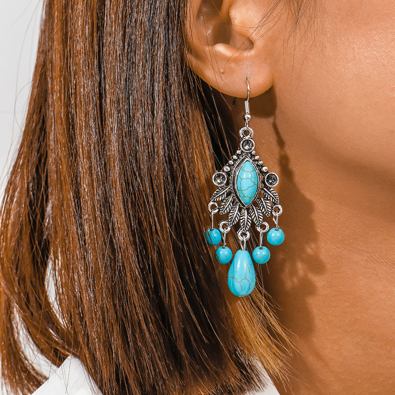Damen-Ohrring im Hippie-Stil