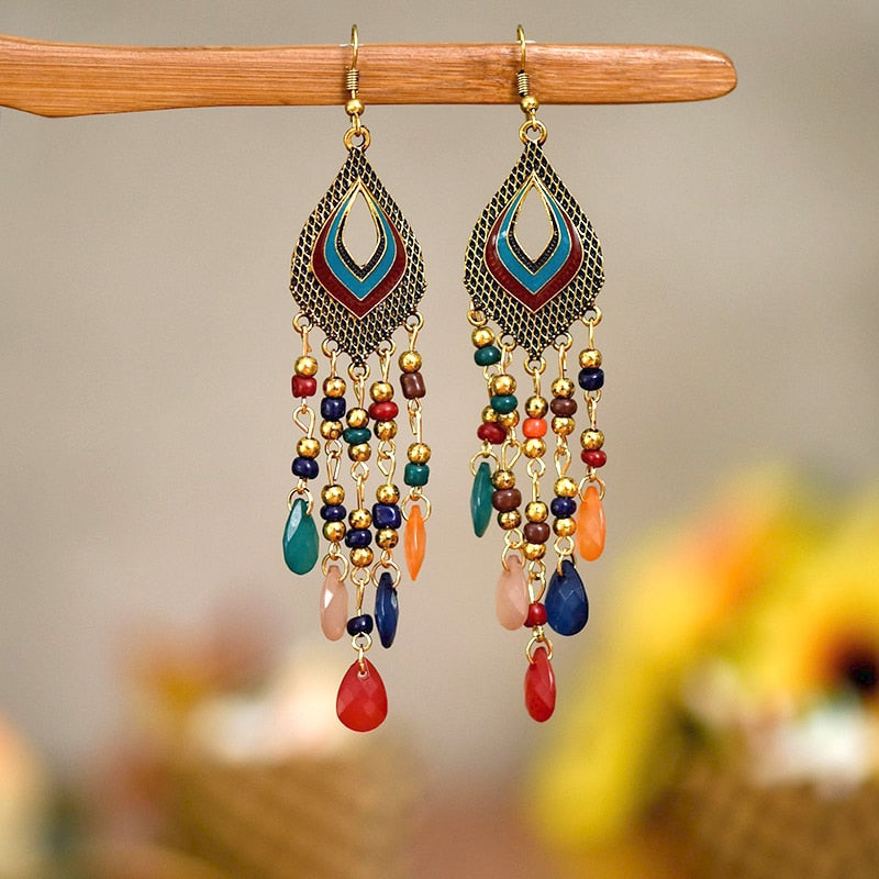 Hippie-Chic-Ohrring für Damen