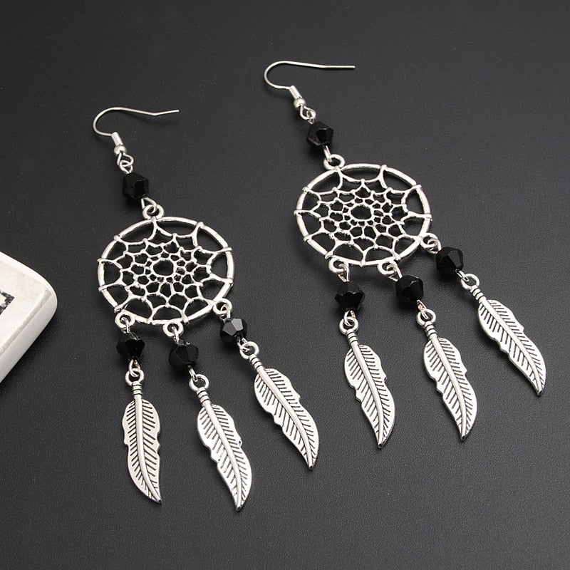 Hippie-Ohrring aus Metall