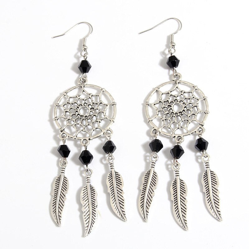Boucle d'Oreille Hippie Métal