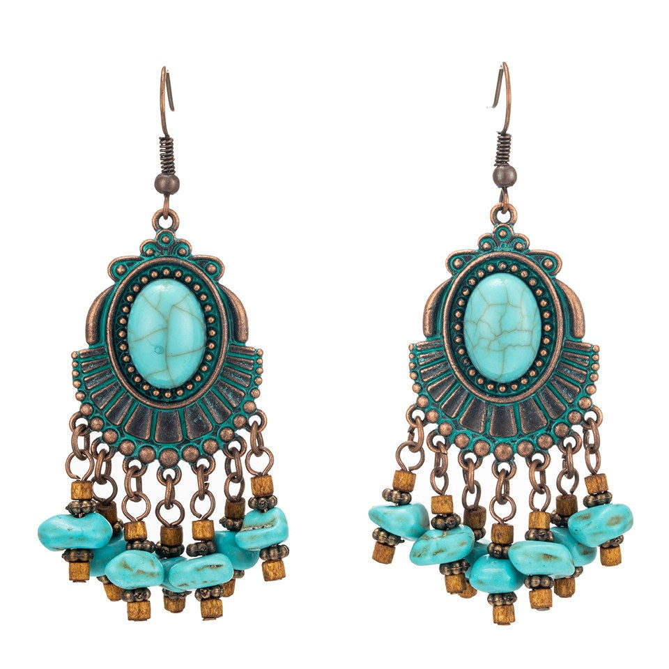 Boucle d'Oreille Style Hippie