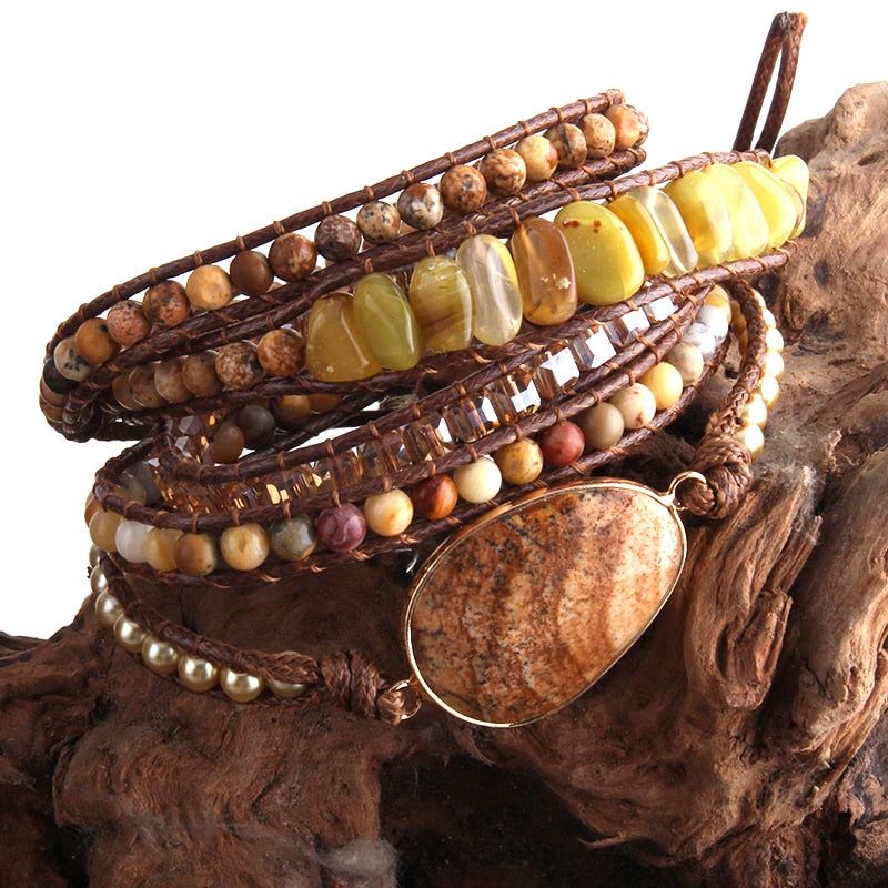 Hippie-Frau-Armband Jahr 60