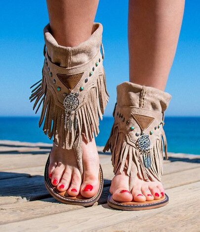 Hippie-Bastelschuh