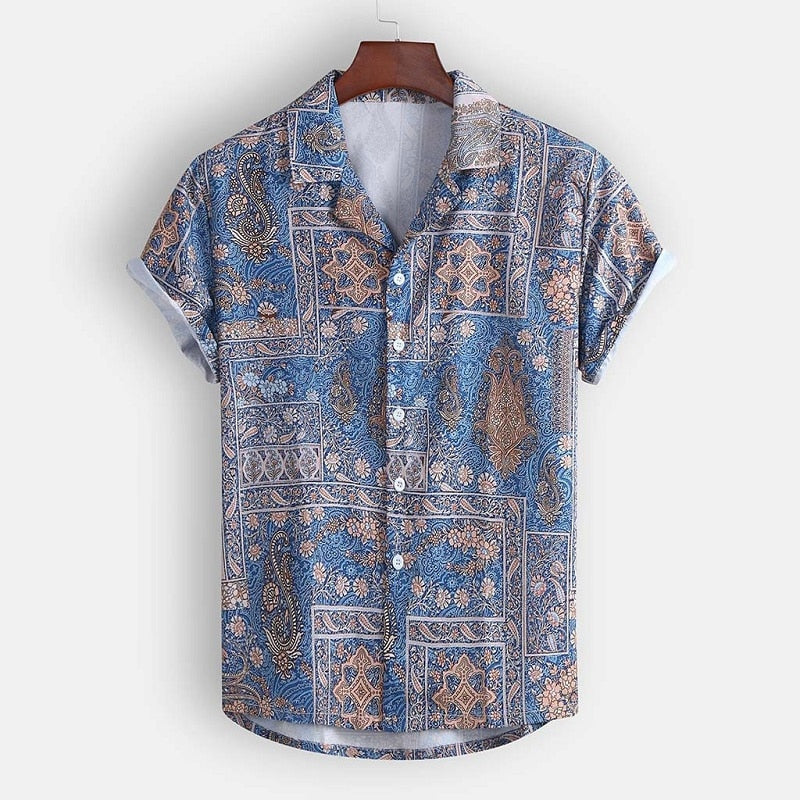 Chemise Hippie Homme Large