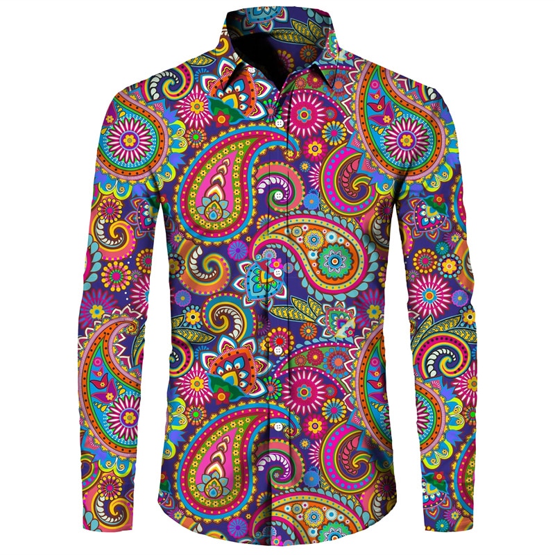 Chemise Hippie Psychédélique