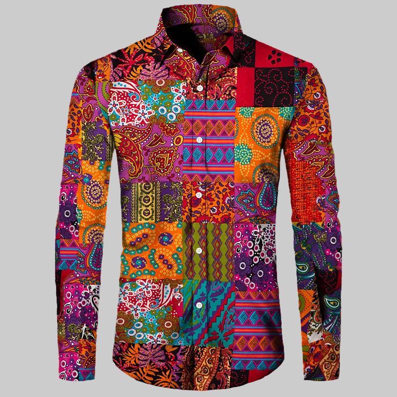 Psychedelisches Hippie-Shirt