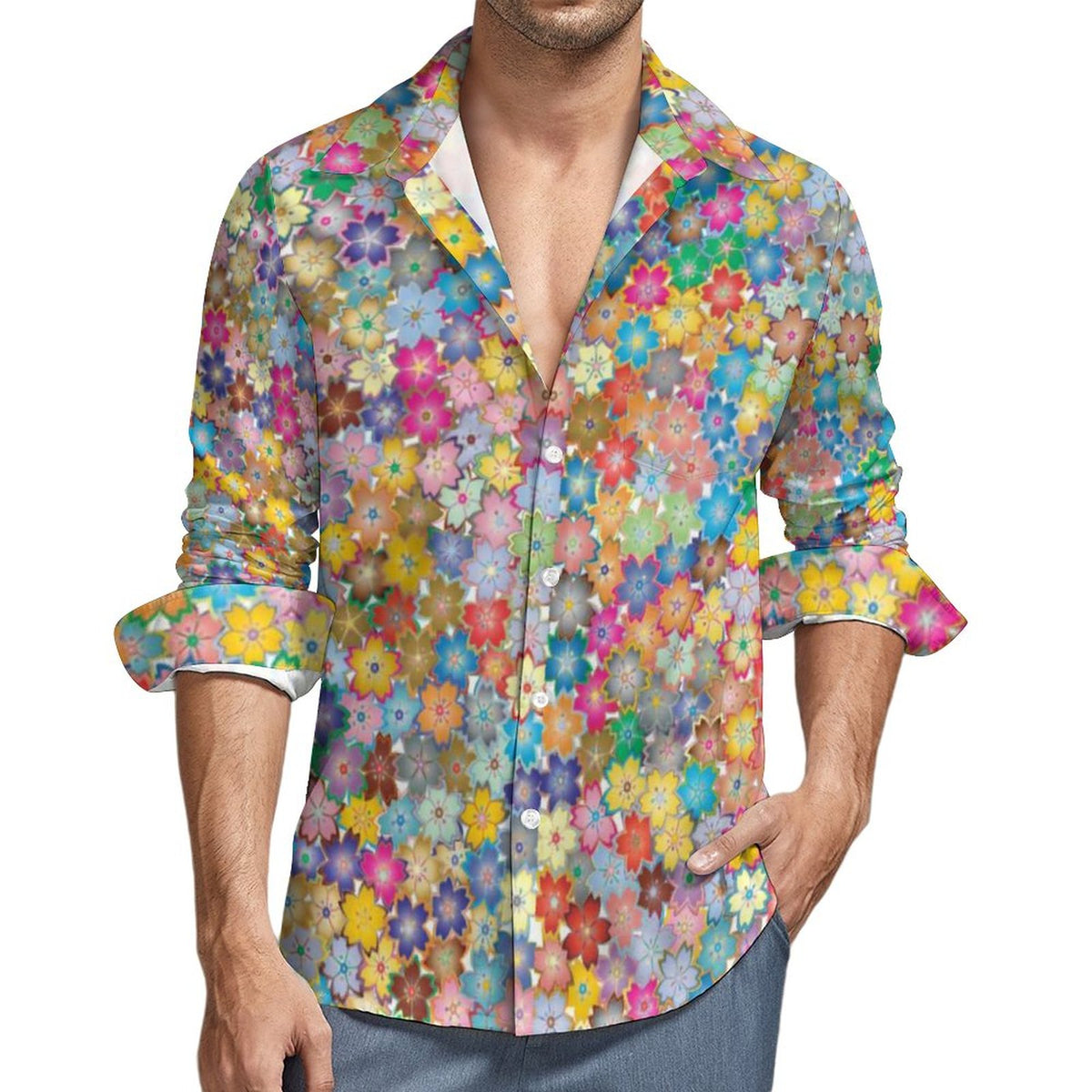 Chemise à Fleur Hippie