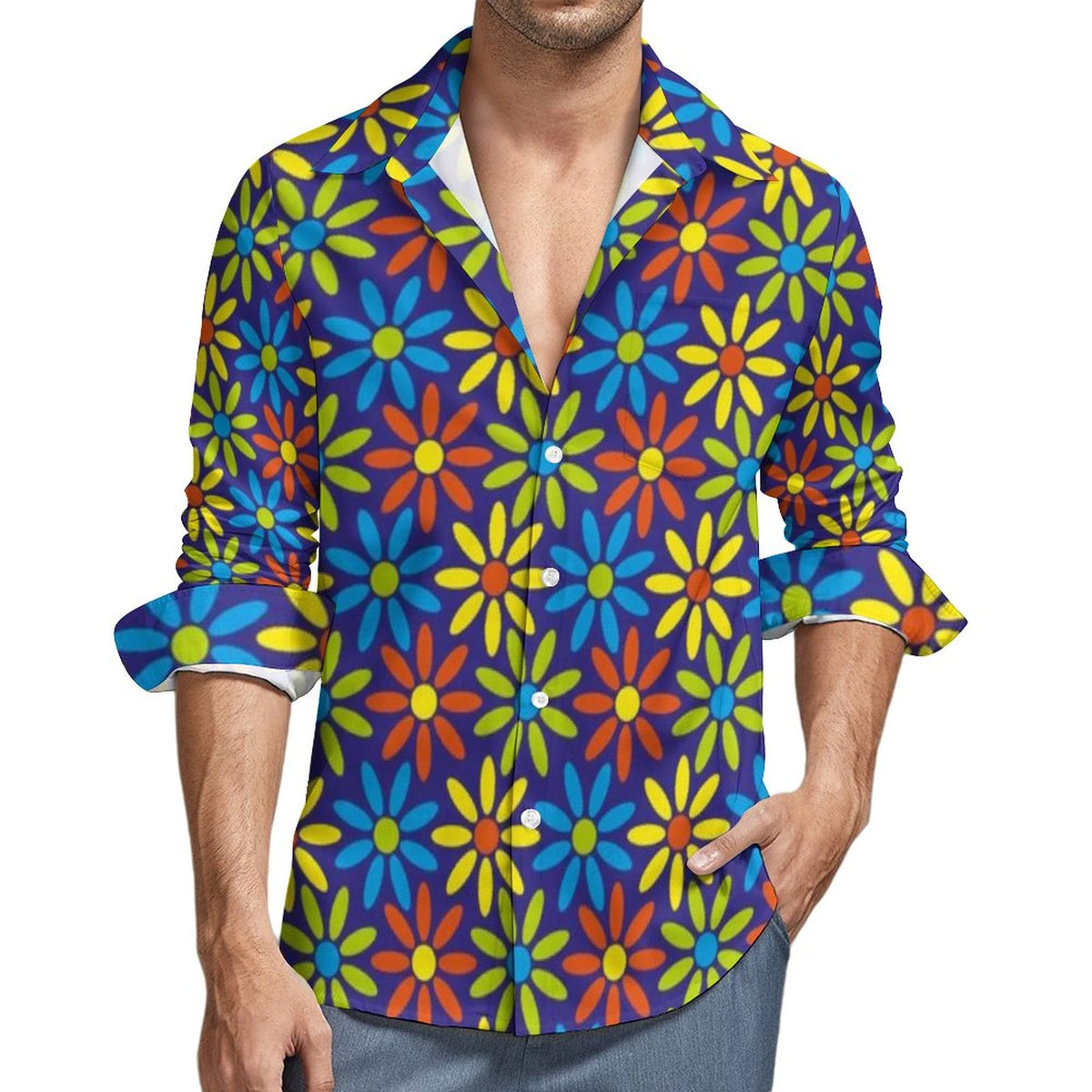 Chemise à Fleur Hippie