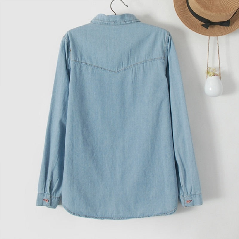 Chemise en Jean Femme Hippie