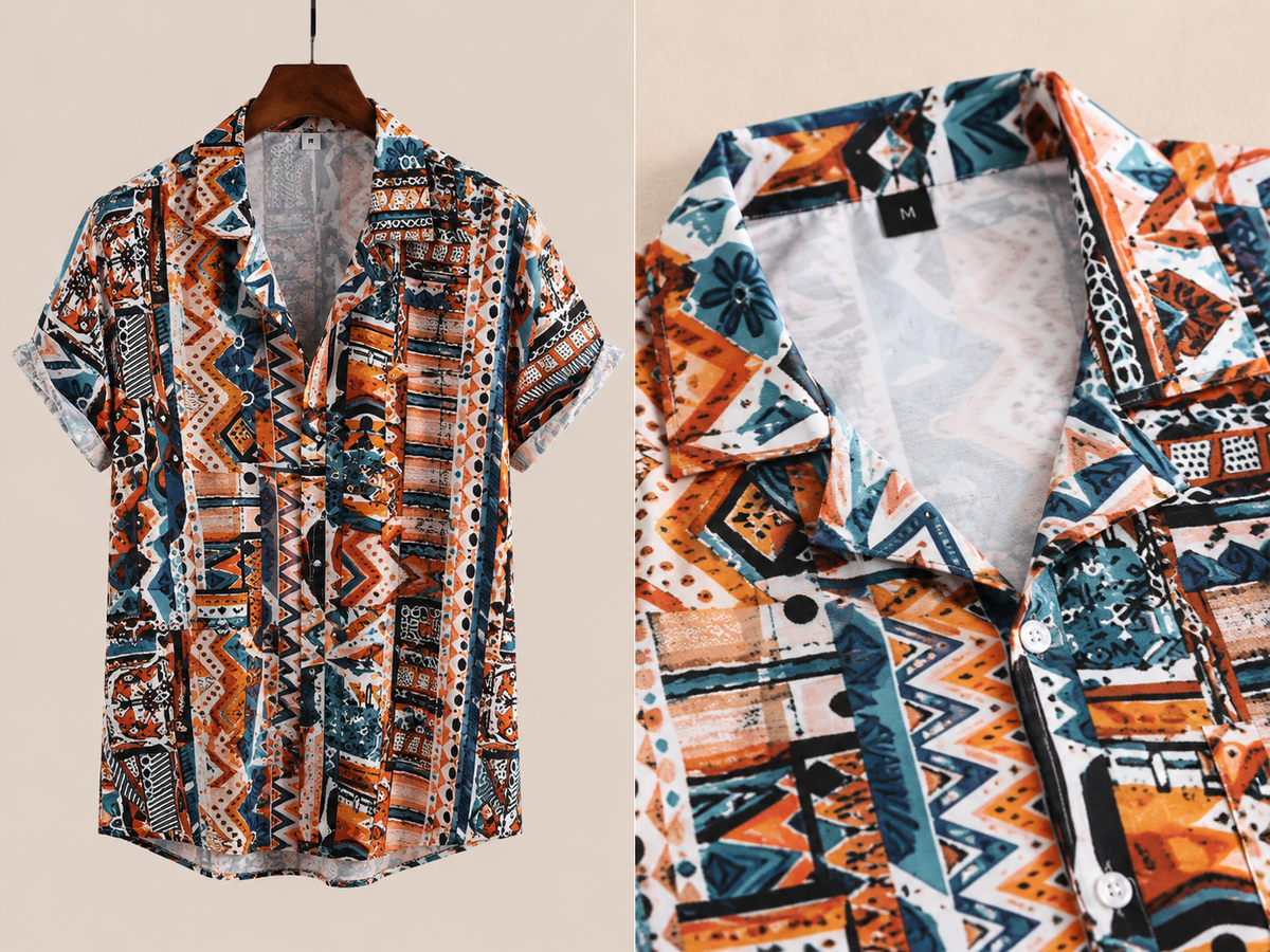 Chemise Hippie 1970