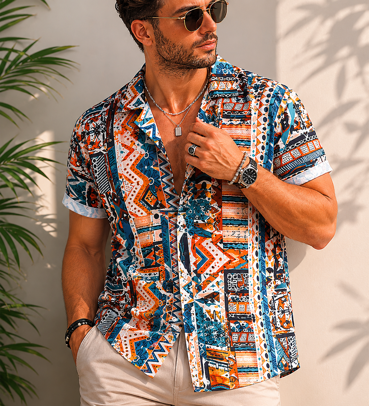 Chemise Hippie 1970