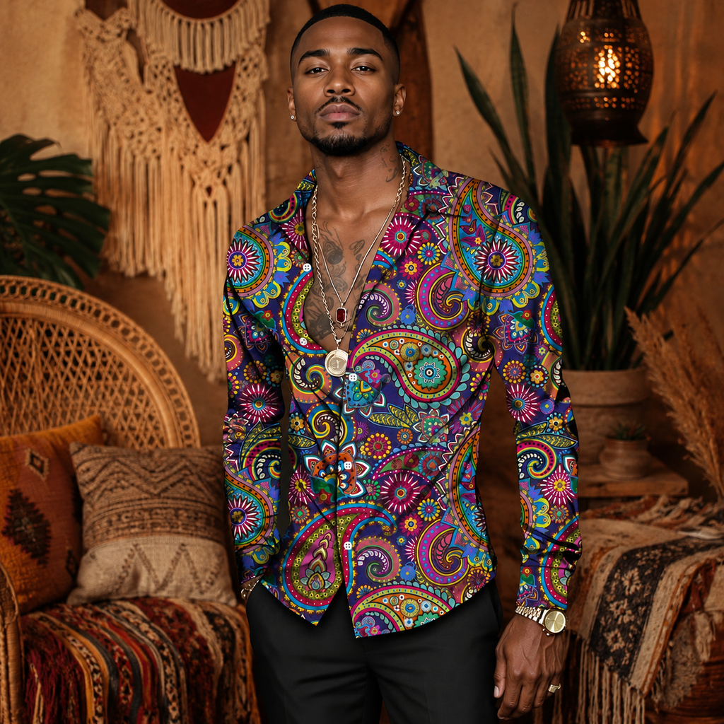 Psychedelisches Hippie-Shirt