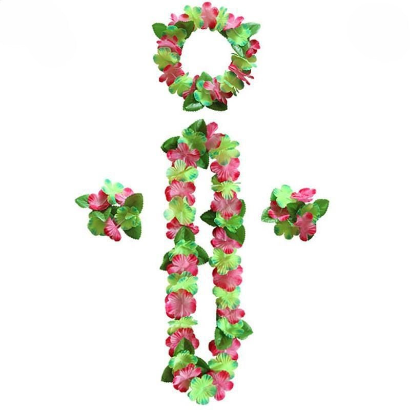 Collier de Fleurs en Papier Crépon