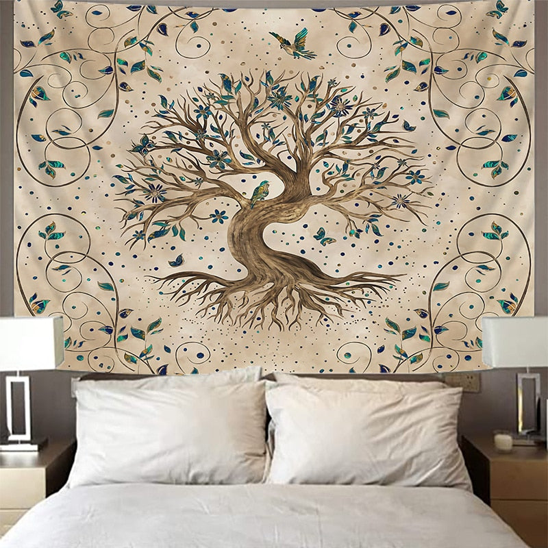 Hippie-Schlafzimmer-Dekor