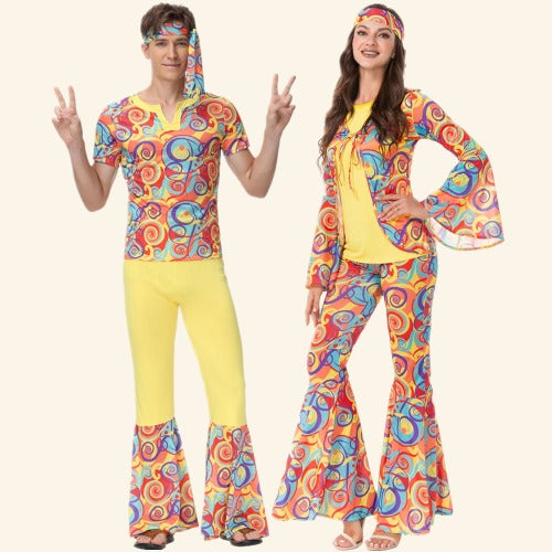 Déguisement Hippie Couple