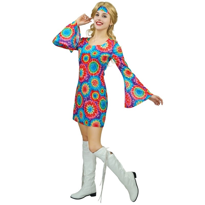 Déguisement Hippie Flower Power Femme