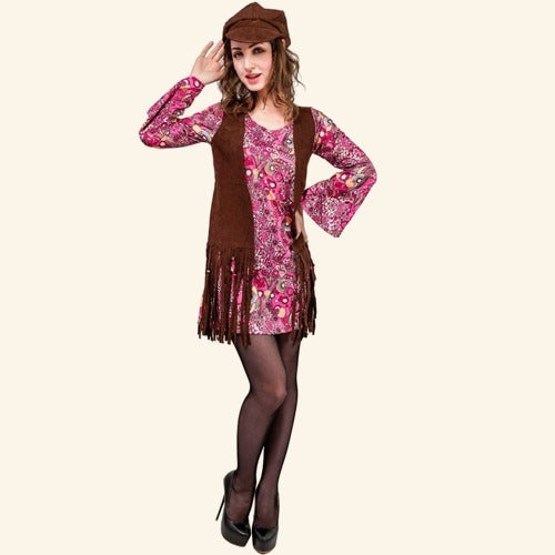 déguisement hippie avec chapeau