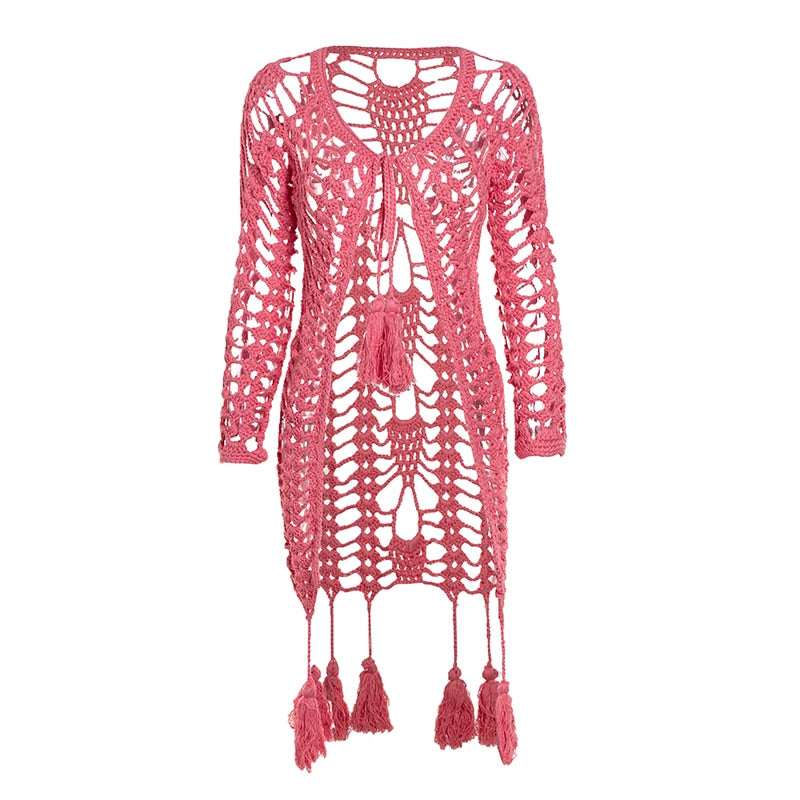 Gilet Brodé Hippie Rose