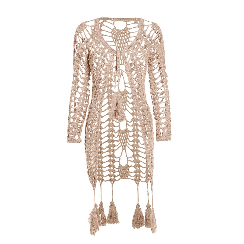 Gilet Brodé Hippie Beige
