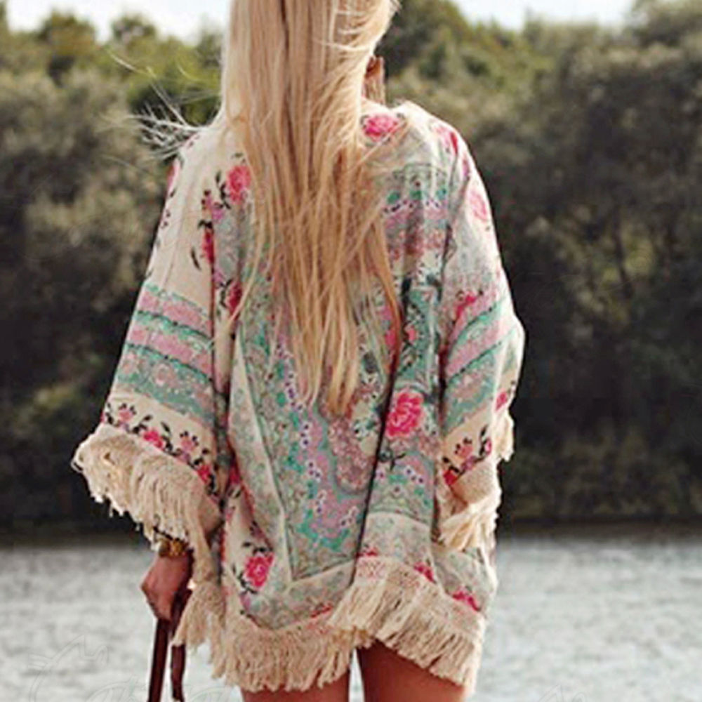 Gilet Frange style Hippie