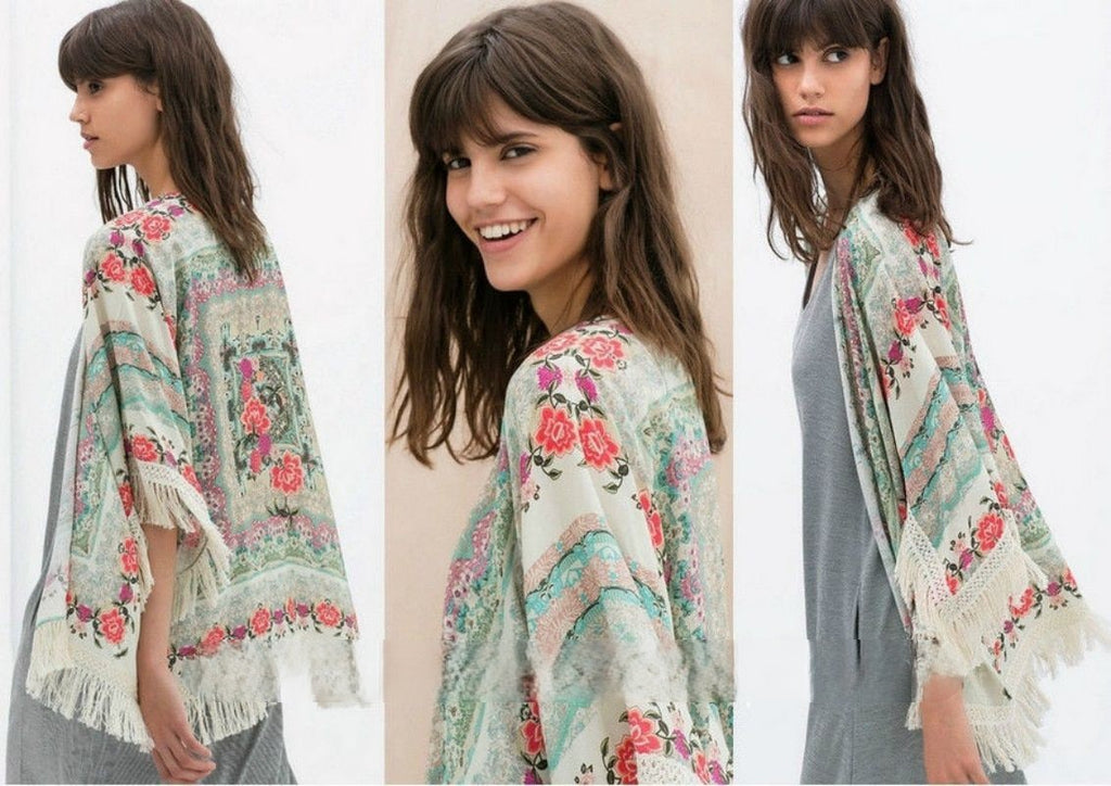 Gilet à Frange Hippie