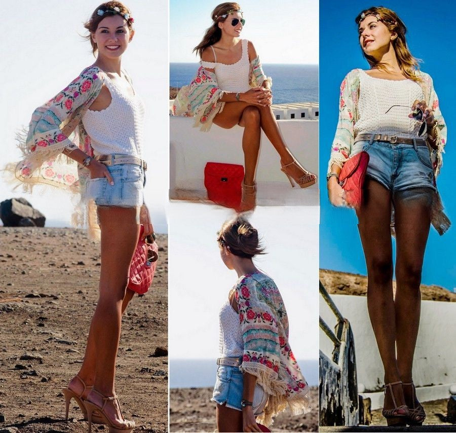 Gilet Frange Hippie