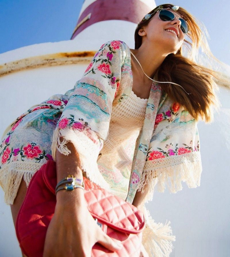 Gilet Frange Hippie