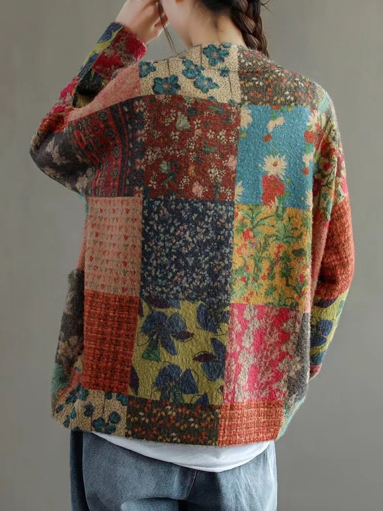 Gilet Hippie Chic Multicolore