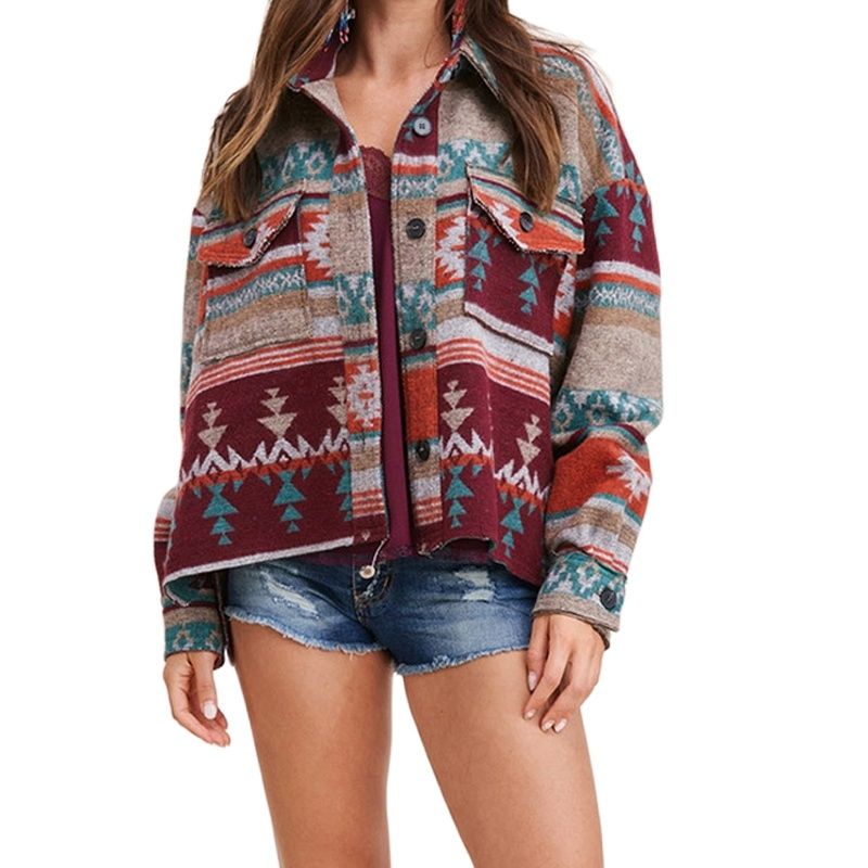 Gilet Hippie Femme Tribal