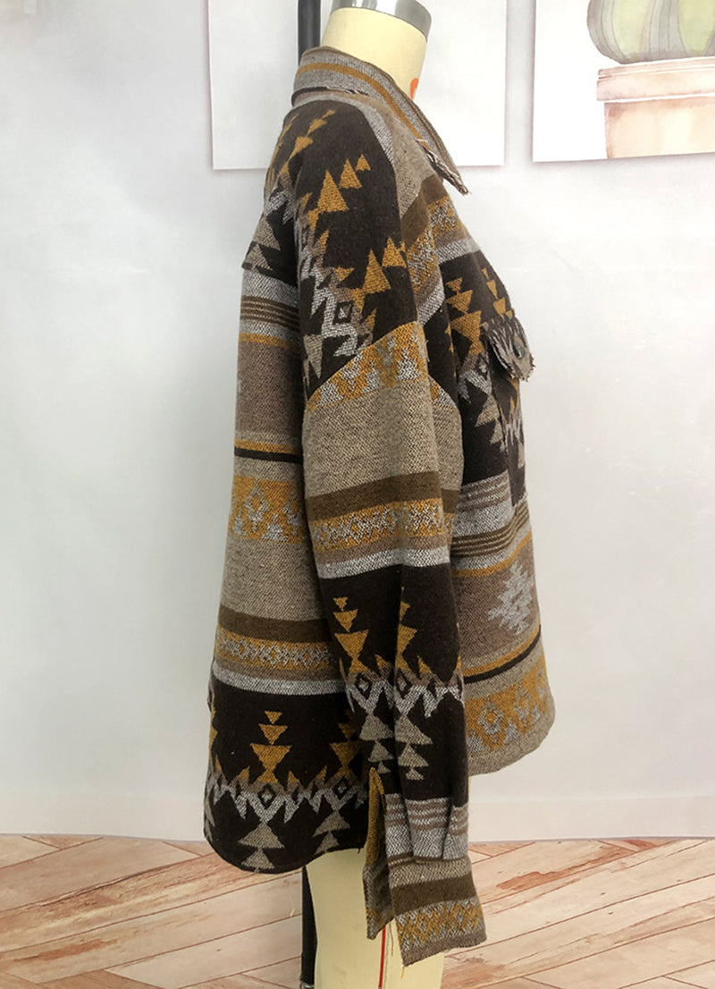 Gilet Hippie Femme Jaune