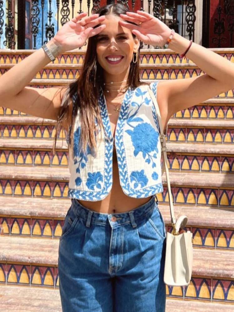 Gilet Hippie Vintage