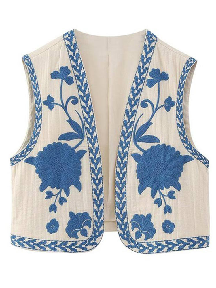 Gilet Sans Manche Hippie