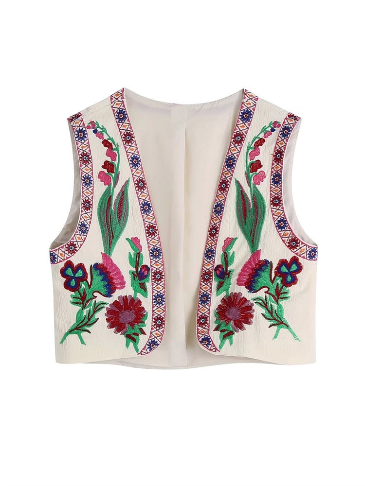 Gilet Sans Manche Hippie