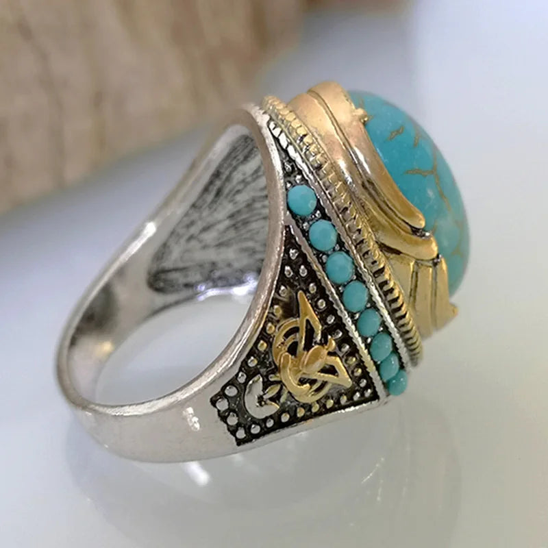 Bague Turquoise et Or